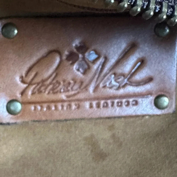 Patricia Nash Praga Flap Crossbody Leather Handbag - Picture 7 of 10